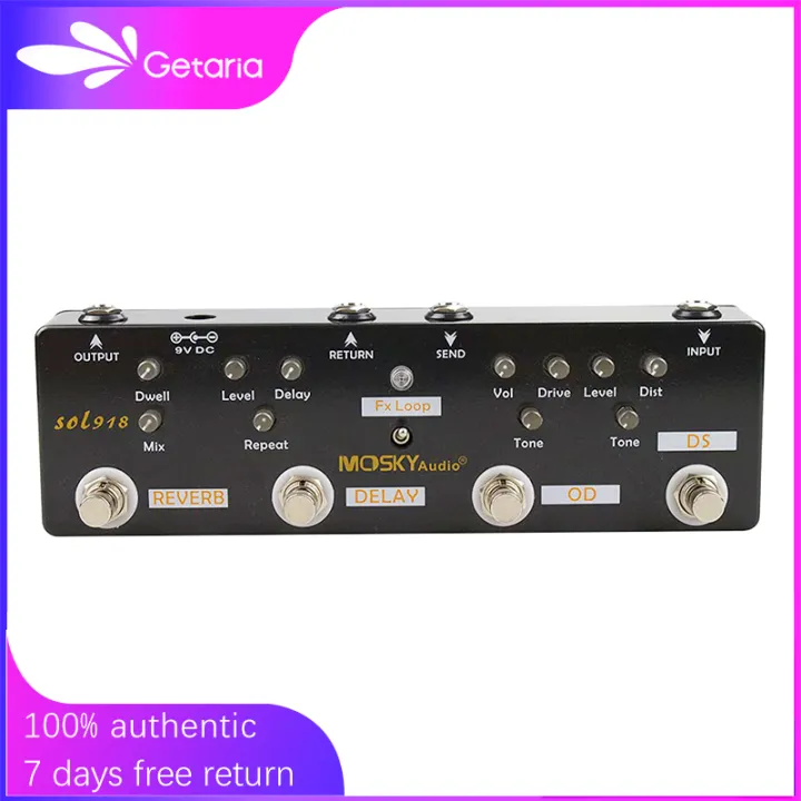 Getaria เครื่องเสียงเอนกประสงค์ 5in1 multieffect pedal ที่มีความผิด