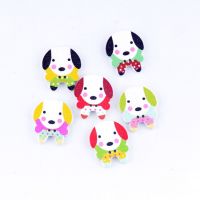 Free Shipping Retail 10Pcs Random Mixed 2 Holes Cartoon Wood Randomly Dogs Animals Sewing Buttons Scrapbooking 21x25mm Haberdashery