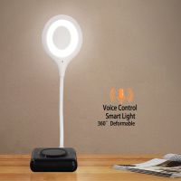 Voice Control USB Direct Plug Portable Lamp Led Desk Lamp Eye Protection Study Reading Night Light Table Dormitory Bedside Lamp