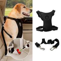 NEW Breathable Mesh Dog Harness Leash With Adjustable Straps Pet Harness With Car Automotive Seat Safety Belt Dog Chest Straps Leashes