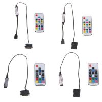 RGB Controller RF Wireless Remote Control for Case LED Light 3Pin 5V/4Pin 12V RGB Power Supply