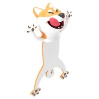 3D Wacky Animal Bookmark Cartoon Page Clip Stereo Shiba Inu Reading Bookmark Childrens Birthday Gift for Kids Boys Girls