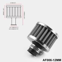 Universal 12mm Interface Motorcycle Air Filters Car Cold Air Intake Filter Turbo Vent Crankcase Breather Car Air Filter