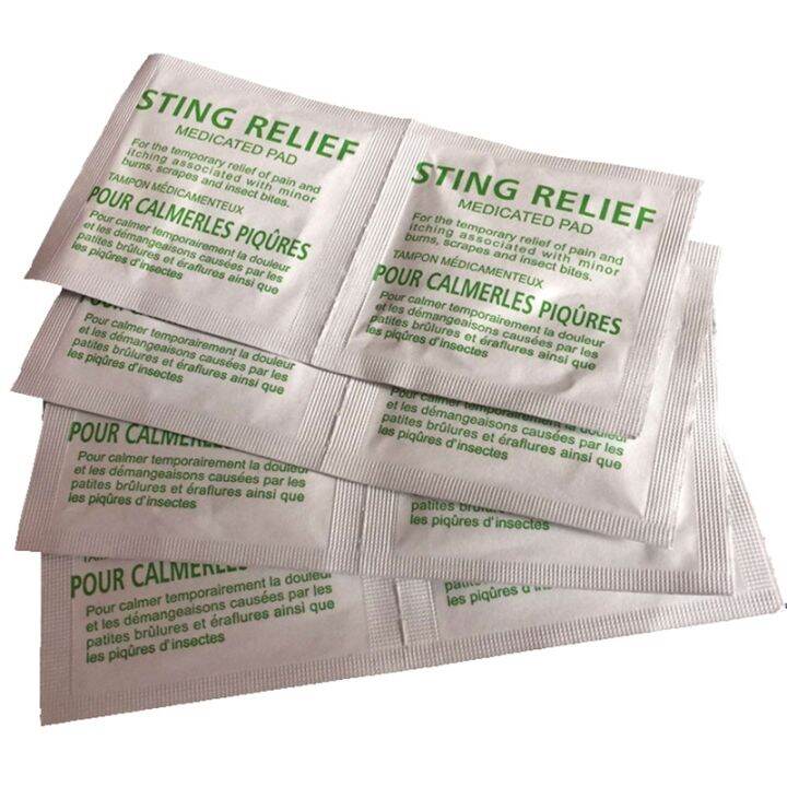 200 Pcs Sting Relief Prep Pad, Sting Preparation Pad, Insect Sting