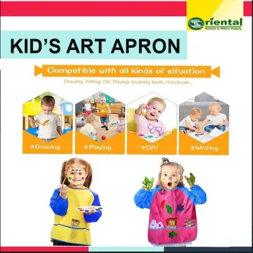 Painting Apron Cartoon Kids Apron Artist Colorful Waterproof Canvas  Children's