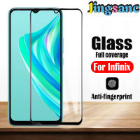 Jingsanc 1 ~ 2ชิ้นสำหรับ Infinix Hot 20i Full Coverage กระจกนิรภัย9H ความแข็ง Anti-Scratch หน้าจอ Protector Film