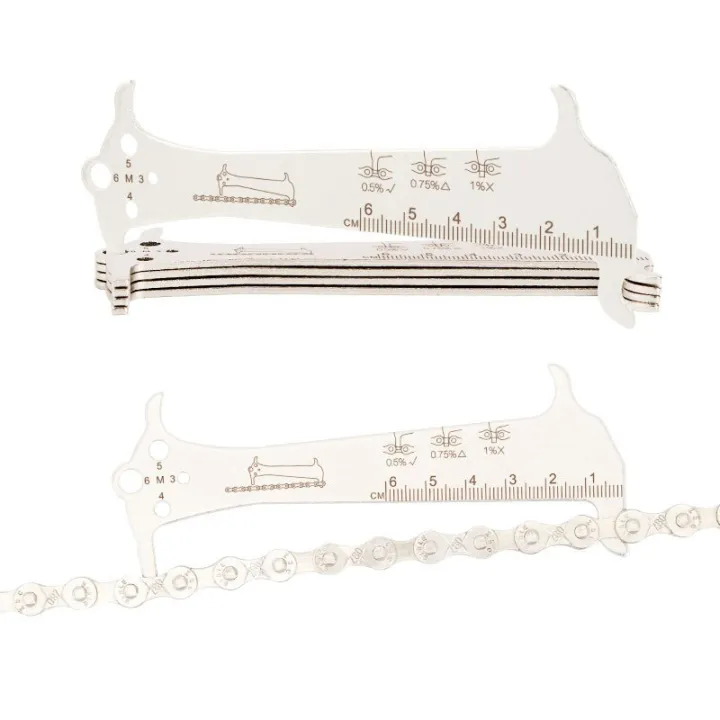 Mountain bike chain chain of the measuring ruler gauge wear tester feet