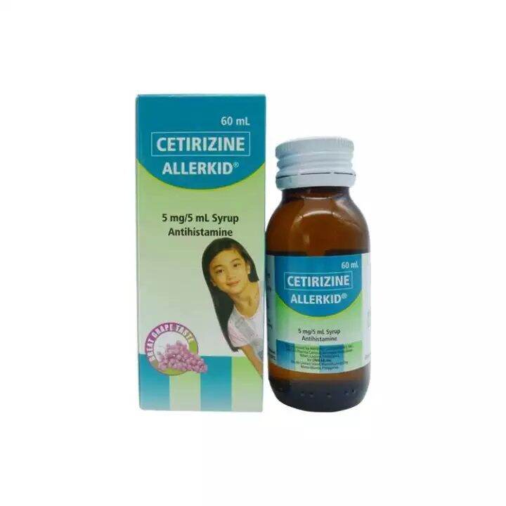 Unilab Allerkid 5 Mg Syrup 60Ml Cetirizine Lazada PH