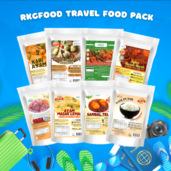 RKGFood Ready to Eat Travel Food Pack with White Rice Basmati | Halal ...