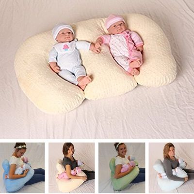 Baby Twin  Pillow Nursing Breastfeeding  Pillow Anti-spitting Feeding Cushions Baby Nest