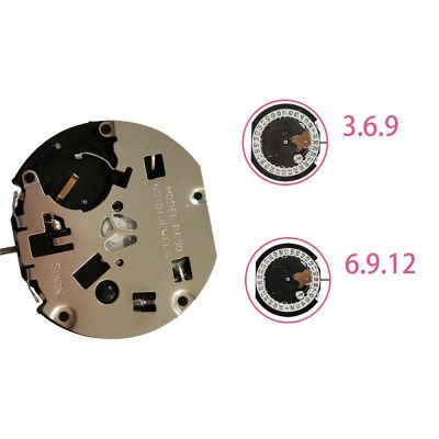 ☫ Brand New PE90 mechanizm kwarcowy 3.6.9/ 6.9.12 małe igła z dynamiczny ruch 6-pin akcesoria do zegarków