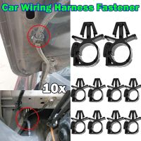 、‘】【； 20X Car Wiring Harness Fastener Route Fixed Retainer Clip Corrugated Pipe Tie Wrap Cable Clamp Oil Pipe Beam Line Hose Bracket