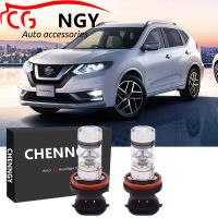 สำหรับ Nissan X-Trail/x Trail (T32) 2015 - 2020 - 6000K สีขาว9-32V โปรเจคเตอร์ LED ด้านหน้าหมอกโคมไฟหลอดไฟชุด (1คู่)