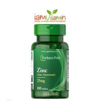 Puritan’s Pride Zinc (Zinc Gluconate) 25mg 100เม็ด