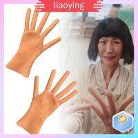 LIAOYING ลาเท็กซ์ ถุงมือฮาโลวีน ถุงมือนิ้วยาว ของขวัญที่สร้างสรรค์ ถุงมือยางลาเท็กซ์ สำหรับ สำหรับผู้ใหญ่