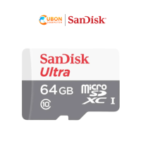 SANDISK ULTRA MICROSDXC UHS-I CARD 64GB SPEED 100MB/s (SDSQUNR-064G-GN3MN) ประกันศูนย์ 7 ปี