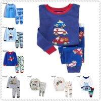 {Pajama queen} Krankenwagen ชุดนอนเด็กทารก Jungen Baumwolle Kinder Nachtwäsche Kleidung Anzug LT Hosen Junge Pj ชุดนอนเด็กทารก1 7ปี