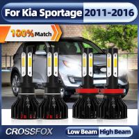 H7 H11 LED Car Headlight Bulbs 240W 6000K White Car Lamps Car Accessories For Kia Sportage 2011 2012 2013 2014 2015 2016 Bulbs  LEDs  HIDs