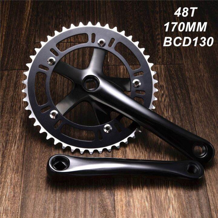 Fixed Crank Bike Crank 48T Crankset Track Bike Single Speed Fixie