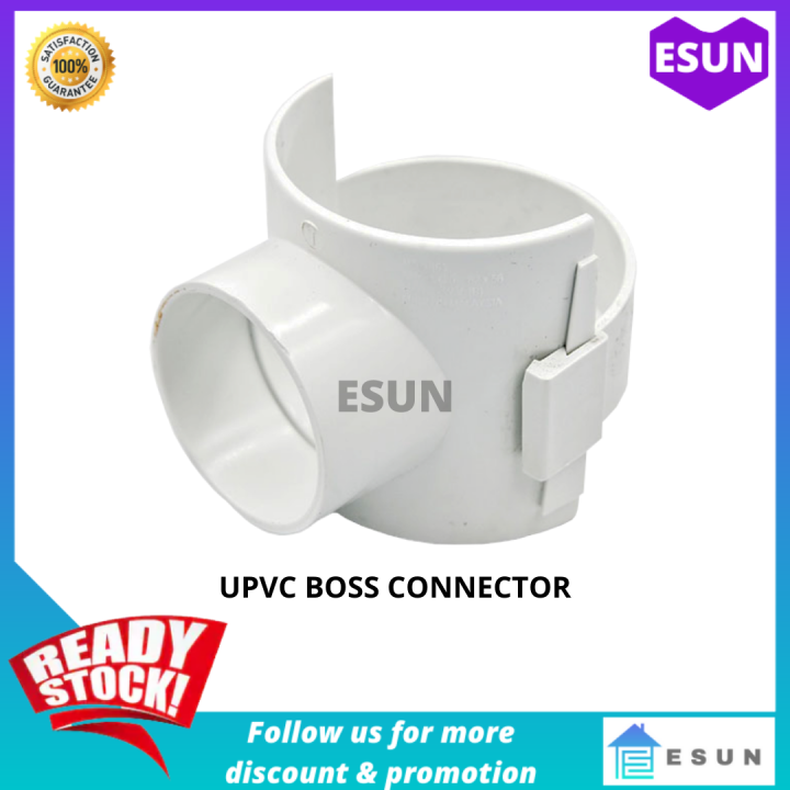 UPVC Boss Connector Pipe Fitting Connectors Water Pipe Garden