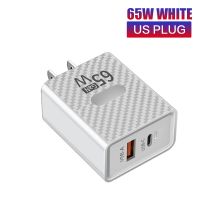 65W ที่ชาร์จเร็วเครื่องชาร์จ USB 3.0 Type C ชาร์จเร็วสำหรับ iPhone Samsung Xiaomi Huawei Oneplus โทรศัพท์มือถืออะแดปเตอร์เครื่องชาร์จติดผนังแท่นชาร์จผนัง