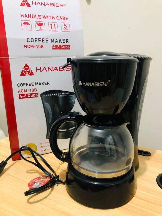 HANABISHI COFFEE MAKER HCM10B Lazada PH