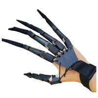 1Pcs Halloween Articulated Finger Gloves Flexible Funny Halloween Costume Party Ghost Claw Halloween Props Hand Model