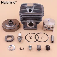 52mm Cylinder Piston Kit For Stihl MS460 046 MS 460 Clutch Drum 38" 7 Tooth Sprocket Rim Bearing Decompression Valve