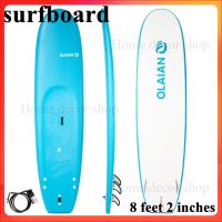 กระดานโต้คลื่น OLAIAN surfboard 8 feet 2 inches กระดานโฟม ขนาด 8 ฟุต 2 นิ้ว