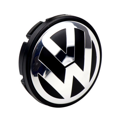 【คลังสินค้าพร้อม】4PCS &amp; 65Mm VW Wheel Center Cap ครอบคลุม Hubcaps รถ Rims Cover Badge Emblems สำหรับ Volkswagen Golf 6 Lingyumaidengtouran Tiguan