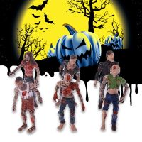 6Pcs Walking Corpses Model Terror Zombies Kids Children Action Figure Toys Dolls Halloween Decor Figurines