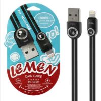 REMAX สายชาร์จ Cable for Micro USB Lemen RC-101m สีดำ สำหรับไอโฟน