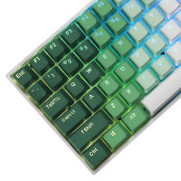 YMDK Double Shot หยกกะหล่ำปลี122คีย์ Backlit Keycaps PBT โปรไฟล์ OEM Keycap สำหรับ MX คีย์บอร์ด104 87 84 68 61