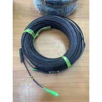 สายไฟเบอร์ออฟติกสำเร็จรูปพร้อม เข้าหัว SC/APC Fiber Optic 1 Core 125,150m.มีสลิง