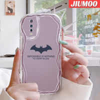 เคส JIUMOO สำหรับ VIVO S1 Pro เคสลายการ์ตูนแบทแมนเนื้อครีมเคสมือถือกันกระแทกแบบใสนิ่มโปร่งใสลายกล้องถ่ายรูปสร้างสรรค์เรียบง่ายฝาครอบป้องกันง่าย