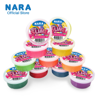 NARA Magic Slime เนื้อแน่นเกรดพรีเมี่ยม ไร้สารพิษ ปลอดภัยต่อเด็กๆ ขนาด 110 ML. *มีให้เลือก 12 สี*