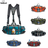 Studyset IN stock Hiking Fanny Pack With Water Bottle Holder For Men Women Waterproof Outdoor Waist Bag For Fishing Running Hiking Walking