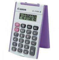 ส่งด่วน เครื่อง คิดเลข Canon calculator LC-210 HI III ตัวเลขคมชัดเจน การใช้พลังาน 2 ระบบ ระบบใช้แบตเตอร์รี่, ระบบใช้พลังแสงอาทิตย์ แข็งแรงทนทาน