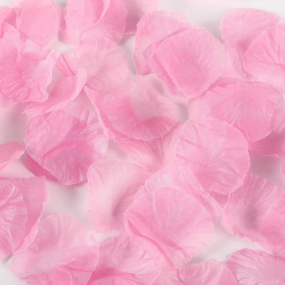 100/500/1000pcs Simulation Rose Petals Home Artificial Colorful