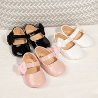 【hot】☏﹍  KIDSUN Baby Bow Shoes Soft Bottom Toddler 0-18 Months Newborn