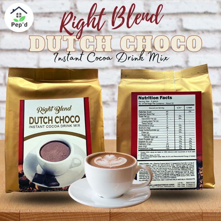 Right Blend | Dutch Choco Drink Mix | Instant cocoa drink mix | Lazada PH