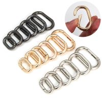 ✆☞ 2pcs Metal Oval Spring O Ring Openable Trigger Clasps Clip Leather Craft Bag Connect Buckle Pendant Keychain Snap Hook Carabiner