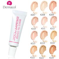 (fff_shop) (รับประกันของแท้)Dermacol เดอมาโคล รองพื้นปกปิดขั้นเทพ รองพื้นลบรอยสัก 4g กลบเนียนทุกอย่าง ฝ้า กระ รอยสิว รอยแตกลาย จุดด่างดำ ปาน แผลคีรอยด์ ใต้ตาคล้ำ รูขุมขน หลุมสิว ปิดเนียนมาก ตัวเดียวเอาอยู่ ผิวหน้ายัน กันน้ำ กันเหงื่อ กันแดด ส่งฟรี