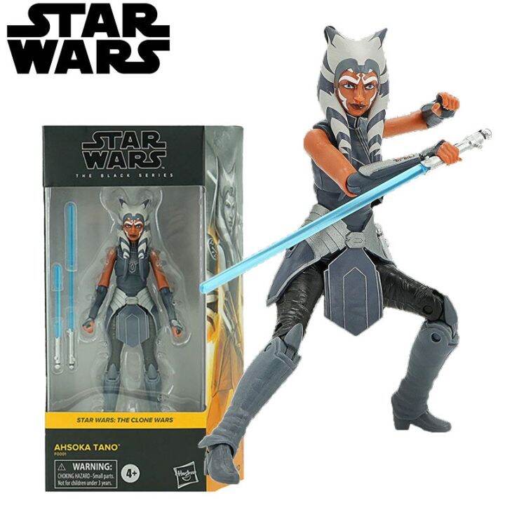 Star Wars Ahsoka Tano Action Figures Toys 6 Inch Movable Statues Model