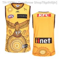 ☏ High Quality 2023 AFL Hawks Indigenous Edition Rugby Jersey Sports Vest Breathable S-3XL