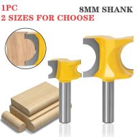 1pc 8mm Shank Bullnose Wood Router Bit C3 คาร์ไบด์งานไม้แกะสลักเครื่องตัดเครื่องมือกัดสําหรับไม้