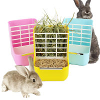 2 in 1 Less Wasted Rabbit Guinea Pig Hay Feeder Pet Feeding Rack Feeding Bowl For Chinchilla Hamster Small Animal Supplies Lapin