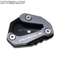 สำหรับ Ducati 899 1199 1299 V2ขาตั้งด้านอลูมิเนียม Cnc รถจักรยานยนต์แบบพานิเกลด้านข้างแผ่นรองขาตั้ง Extension20232023ขยายใหญ่ขึ้น