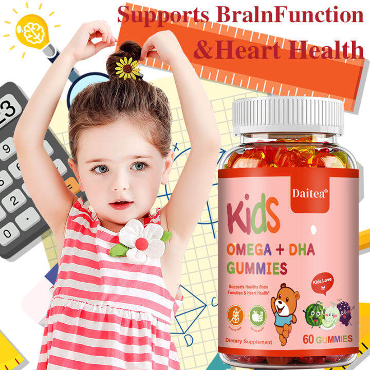 Children's Omega Gummies Nourishes the brain, increases IQ, improves