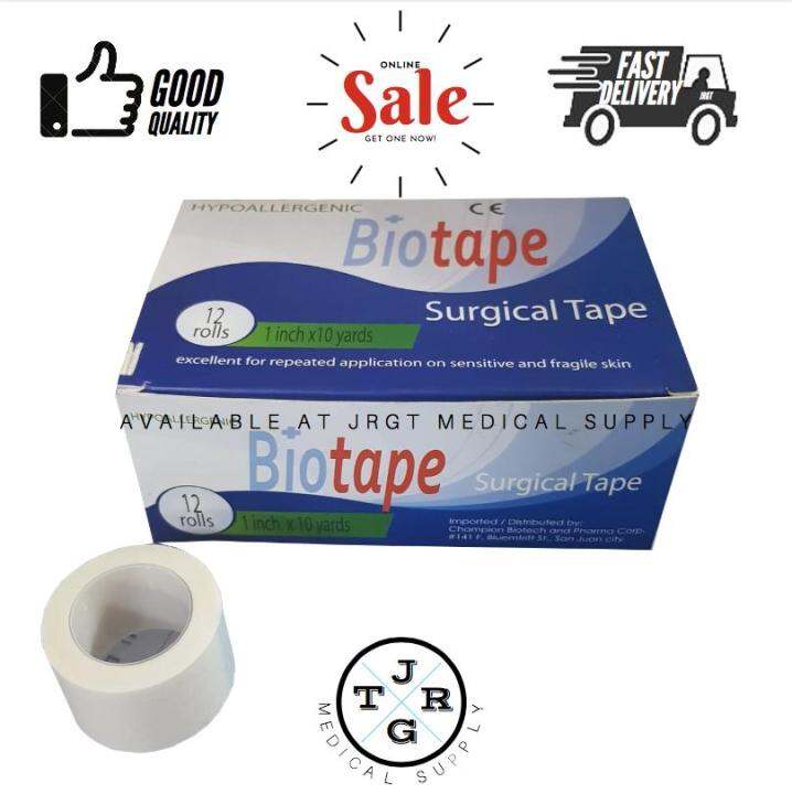 Partners Biotape Surgical tape (1inch) (12rolls-1box) | Lazada PH